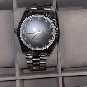 Diamond mens watch 1/10 ct